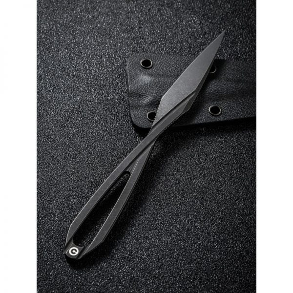 CIVIVI C21001-2 D-Art Fixed Blade Neck Knife With Kydex Sheath, Black 5